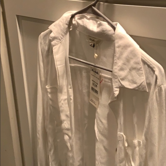 Soft white button down - Picture 2 of 3